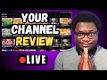 I’ll Review Your Channel LIVE (Get Unstuck + Grow Fast)