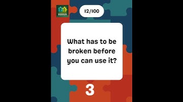Riddle 12/100: What has to be broken before you can use it?🥚💥 🧠 #shorts #riddles #riddleswithanswers