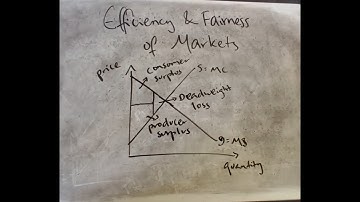Efficiency and Fairness of Markets