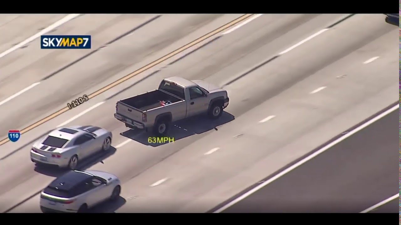 wrong way pickup truck driver slams into car on freeway in chaotic ...