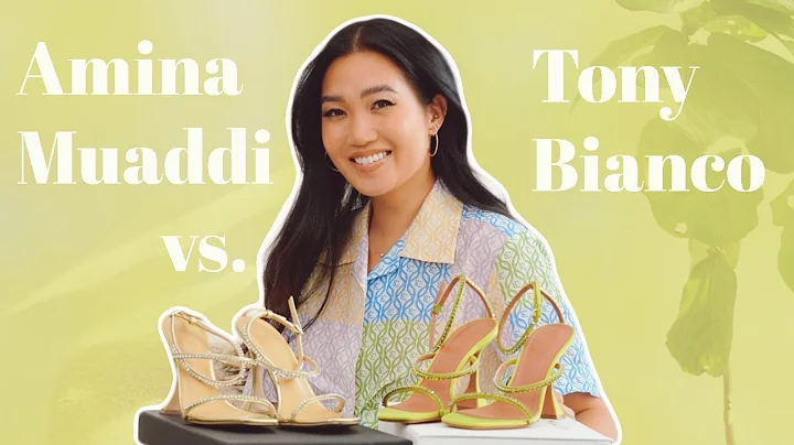 AMINA MUADDI GILDA VS TONY BIANCO SHY SANDALS | DU...