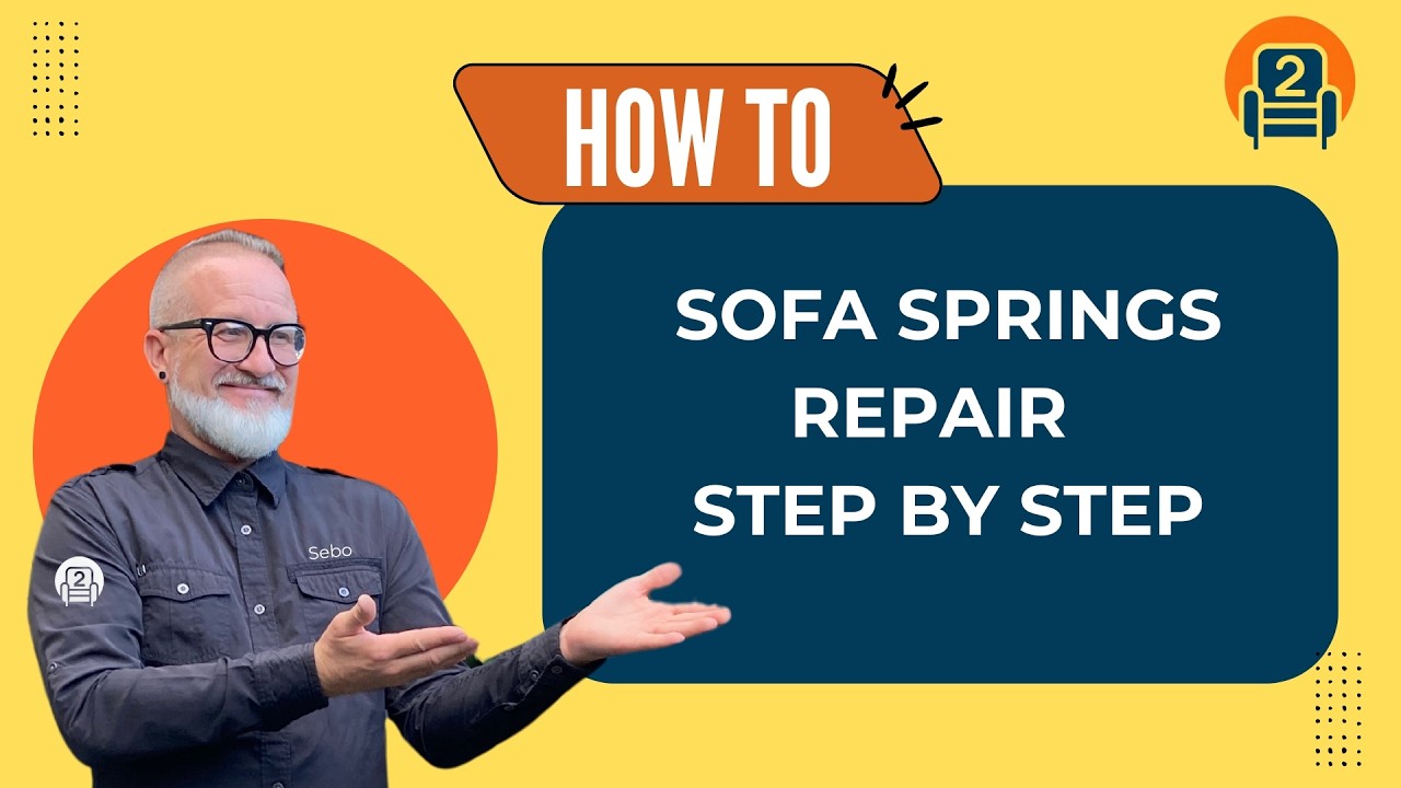 How to Repair Sofa Springs and Fix a Sagging Couch – Step-by-Step from ...