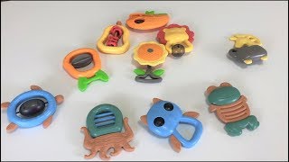 Baby Rattles Teether Toys, Shaker, BPA Free Toys Rattle Gift Set Sensory Development Toys