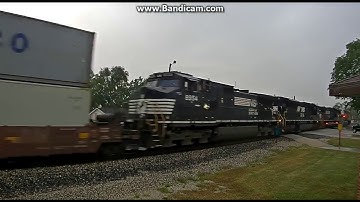 BNSF Stacker with NS power