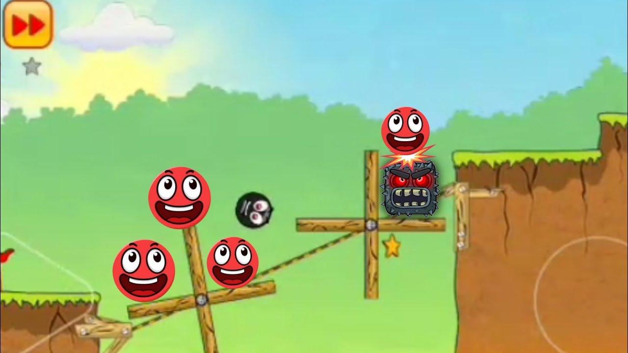 Red Ball 3 Cutscenes || Red Ball 3 All Bosses Fight || Red Ball 3 All Bosses Level 24