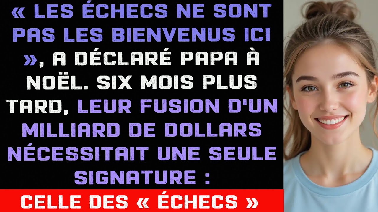 La famille a déclaré : « Aucun échec n'est autorisé » — puis leur fusion a nécessité mon approbation