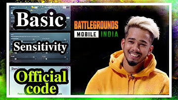 [BGMI] SCOUT CONTROL Code & New Sensitivity 2021ll Best 4 finger claw FOR BATTLEGROUND MOBILE INDIA