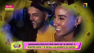 Amor y Fuego - MAY 14 - SAMAHARA EXPLOTA POR VISITA DE “EL BRYAN” A NUESTRO SHOW | Willax