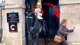 Topnotcher Kings Guard Enforces The Rules At Horse Guards