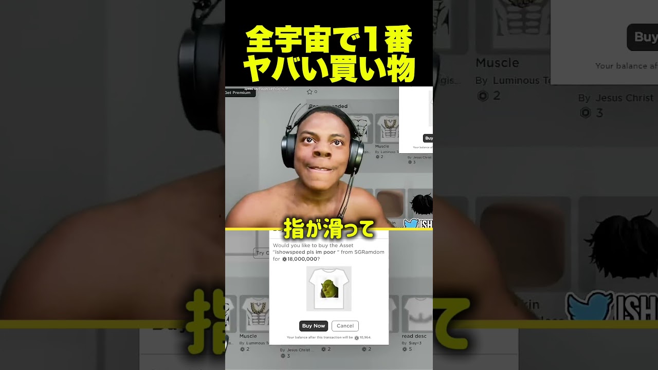 全宇宙で1番ヤバい買い物