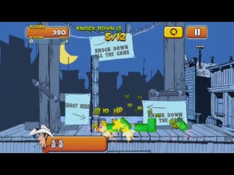 Lucky Luke Shoot & Hit (by Anuman) - casual game for Android - gameplay.