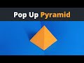 How I Made Popup Pyramid Craft in 5 Minutes