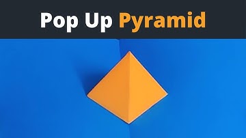 How I Made Popup Pyramid Craft in 5 Minutes