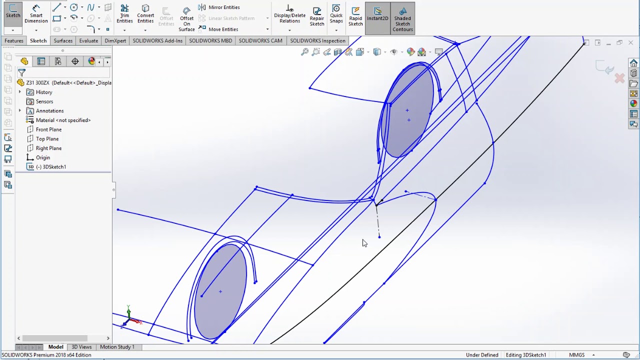Solidwork car modeling: Relation practice - YouTube