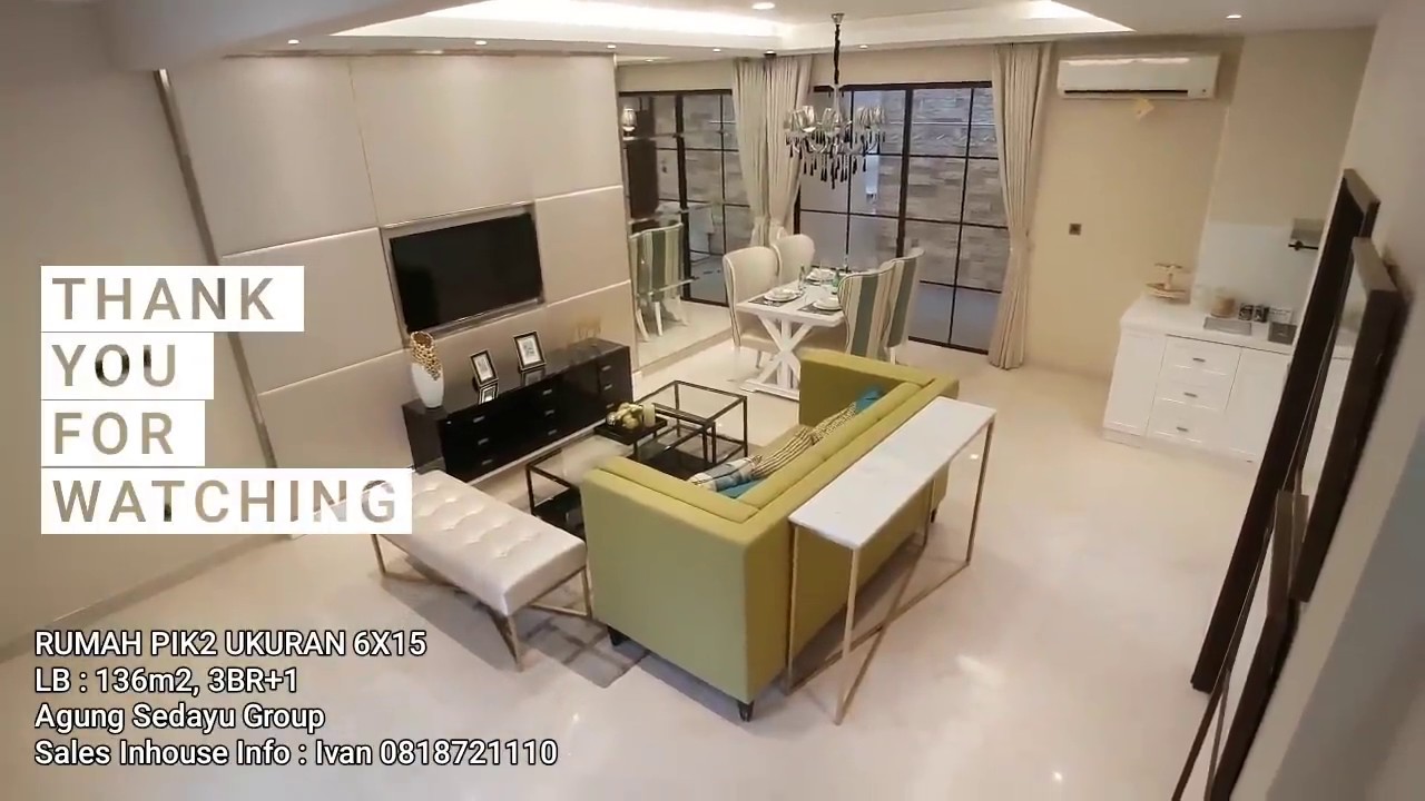 Rumah PIK 2 6x15 3 1BR