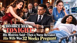 “Divorce Her Tonight,” His Mistress Said—Then a Nurse Revealed His Wife Was 32 Weeks Pregnant