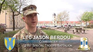 21st TSC Special Troops Battalion Change of Command