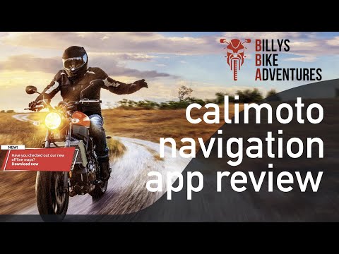 Calimoto navigation app review and functionality