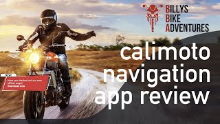 Calimoto navigation app review and functionality screenshot 1