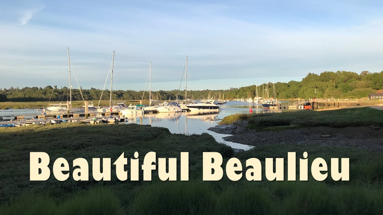 Beautiful Beaulieu - Sailing up the Beaulieu river.