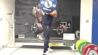 Barbell Clean from Power Position and Mid Knee (Olympic Weightlifting)
