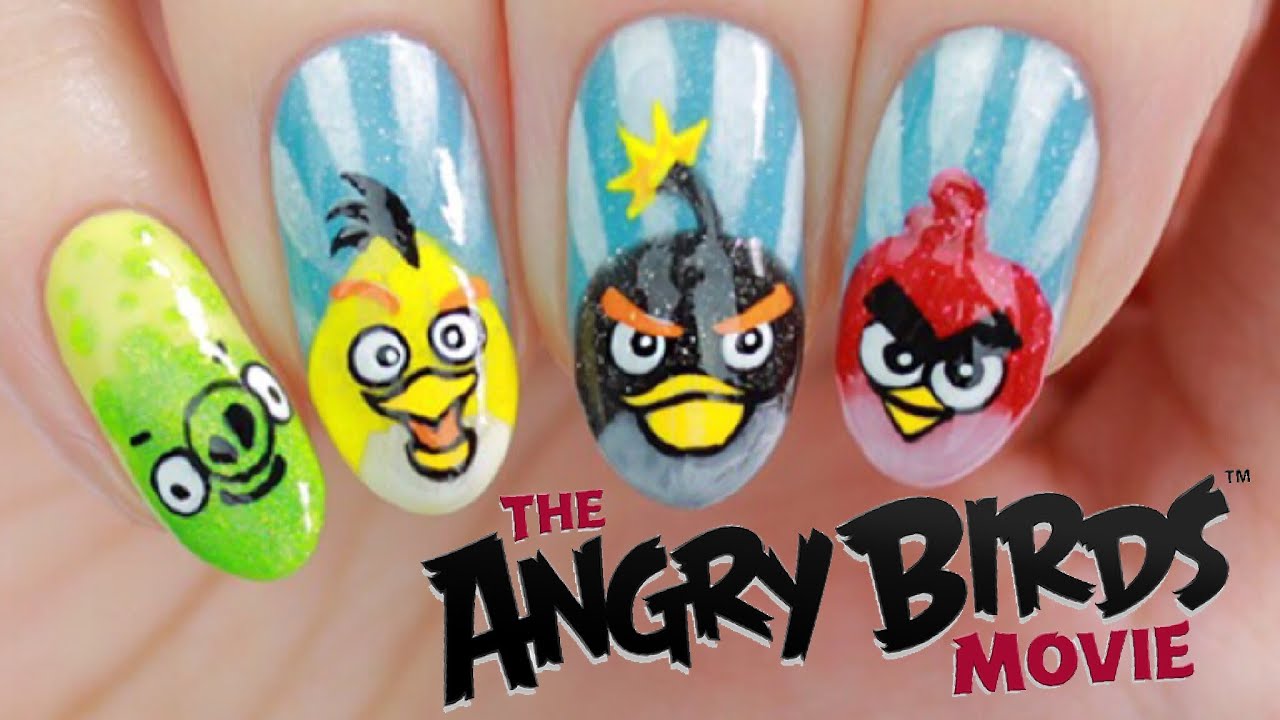 Angry Birds Nail Art Tutorial - wide 1