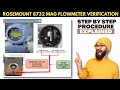 Rosemount 8732 Magnetic Flowmeter Verification Procedure | Rosemount Flow Transmitter Calibration