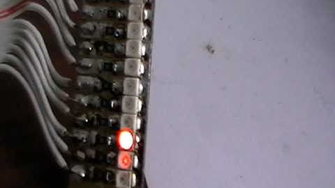 avr based led running AVR GCC