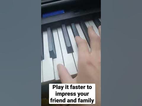 How to impress your friends?? #piano #tutorial #real - YouTube