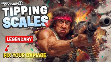 Division 2 Tipping Scales LMG Build: Legendary, no glass, all cannon!