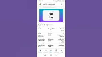 NTSE exam stage 1 application form details 📕📕📕📕📕