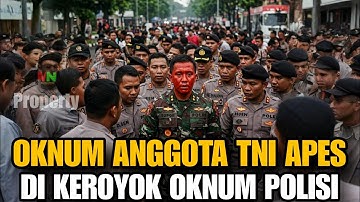 OKNUM POLISI APES SALAH TANGKAP ANGGOTA KOPASSUS YANG SEDANG MENJALANKAN TUGAS NEGARA