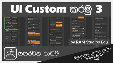 Zbrush Beginner Course (Sinhala) - Part 4 - UI Customization Part 3