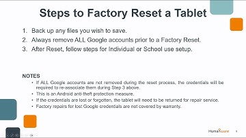 Connect 12 Tutorial No. 38: How to Factory Reset Your Tablet (v2.1)