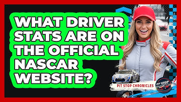 What Driver Stats Are On The Official NASCAR Website?