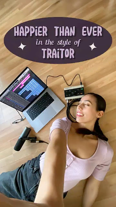 if Olivia Rodrigo wrote Happier Than Ever... ✨  #cover #cantante