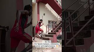 Explosive leg workout /Stair sprint HIIT/speed and power💪#hiitworkout  #trackandfield#athlete#shorts