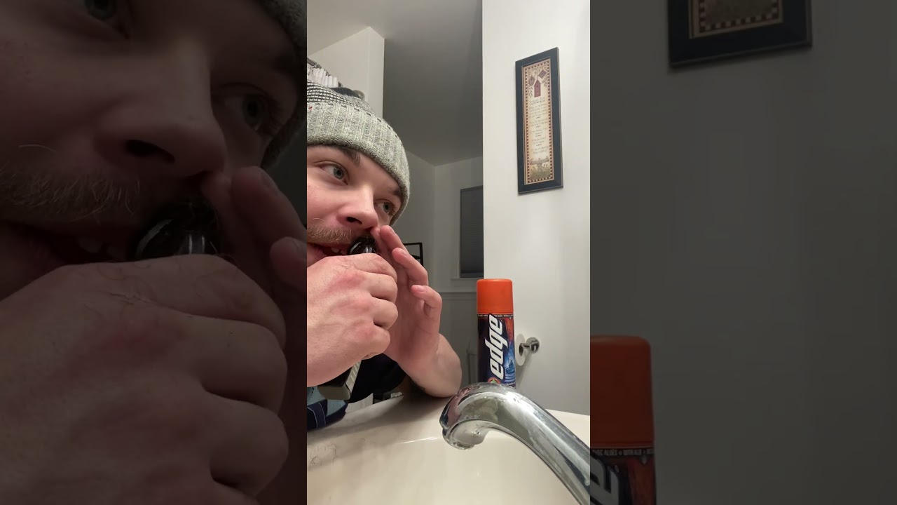 Went from 40 to 20 real quick 😂 #shorts #shortsfeed #shortsviral #shave #beard #funny #viral