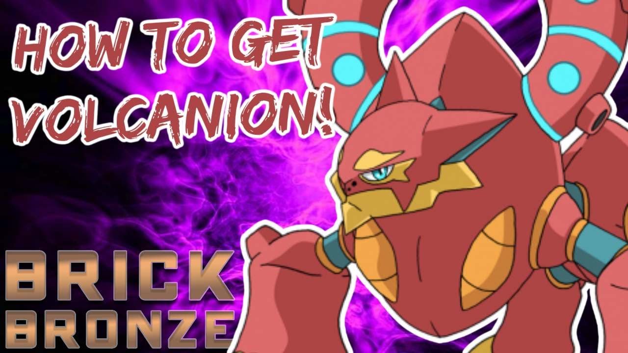 Me and volcanion in pokemon brick bronze which is in Roblox