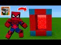 you HAVE to build SPIDER MAN PORTAL in Craftsman Building Craft