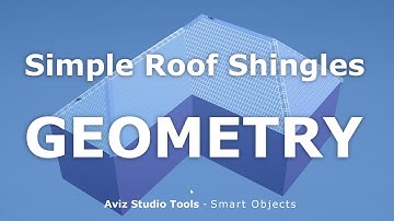Simple Roof Shingles - Aviz Studio Tools - SMART OBJECTS