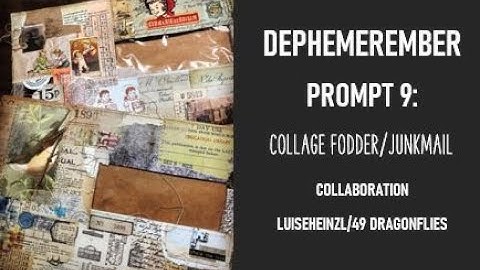DEPHEMEREMBER: PROMPT 9: COLLAGE FODDER/JUNKMAIL: USING MICMOC STATIONERY