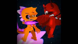 ❤️⚔️🧡 !fight! part:3 #rainbowfrends #gachaclub #animation (little bit help)💛