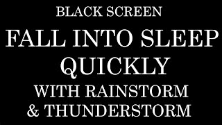 Rainy Day Bliss  Heavy Rain and Thunder for Inner Peace | Insomnia | Study