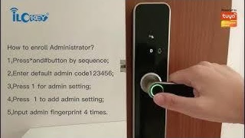 How to add users by ilockey Tuya smart lock?