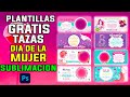 PLANTILLAS GRATIS PHOTOSHOP | DIA DE LA MUJER | SUBLIMACION | TUTORIAL | COLOCAR FOTO EN MARCO