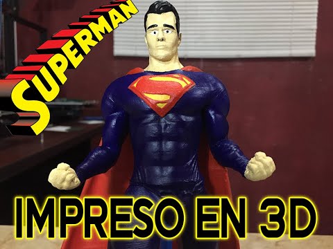 Video: Superman De La Impresión 3D