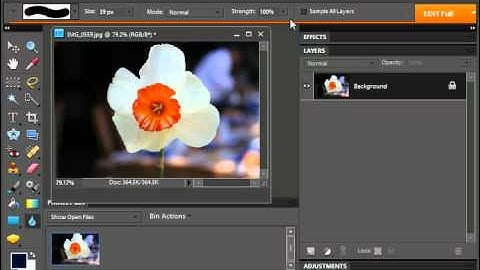 Photoshop Elements 9.0 Tutorial Blurring & Sharpening Images Adobe Training Lesson 13.6