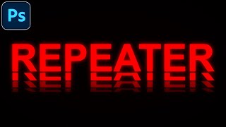 How to Create a Repeated Text Effect in Adobe Photoshop (CC Tutorial) screenshot 3