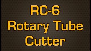 JD Squared RC6 Rotary Plasma Tube & Pipe Cutter Overview Video